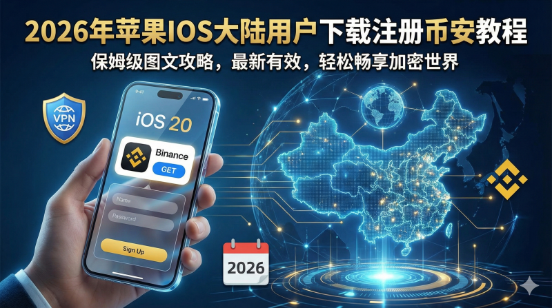 2026年苹果IOS大陆用户下载注册币安教程-web3返佣网
