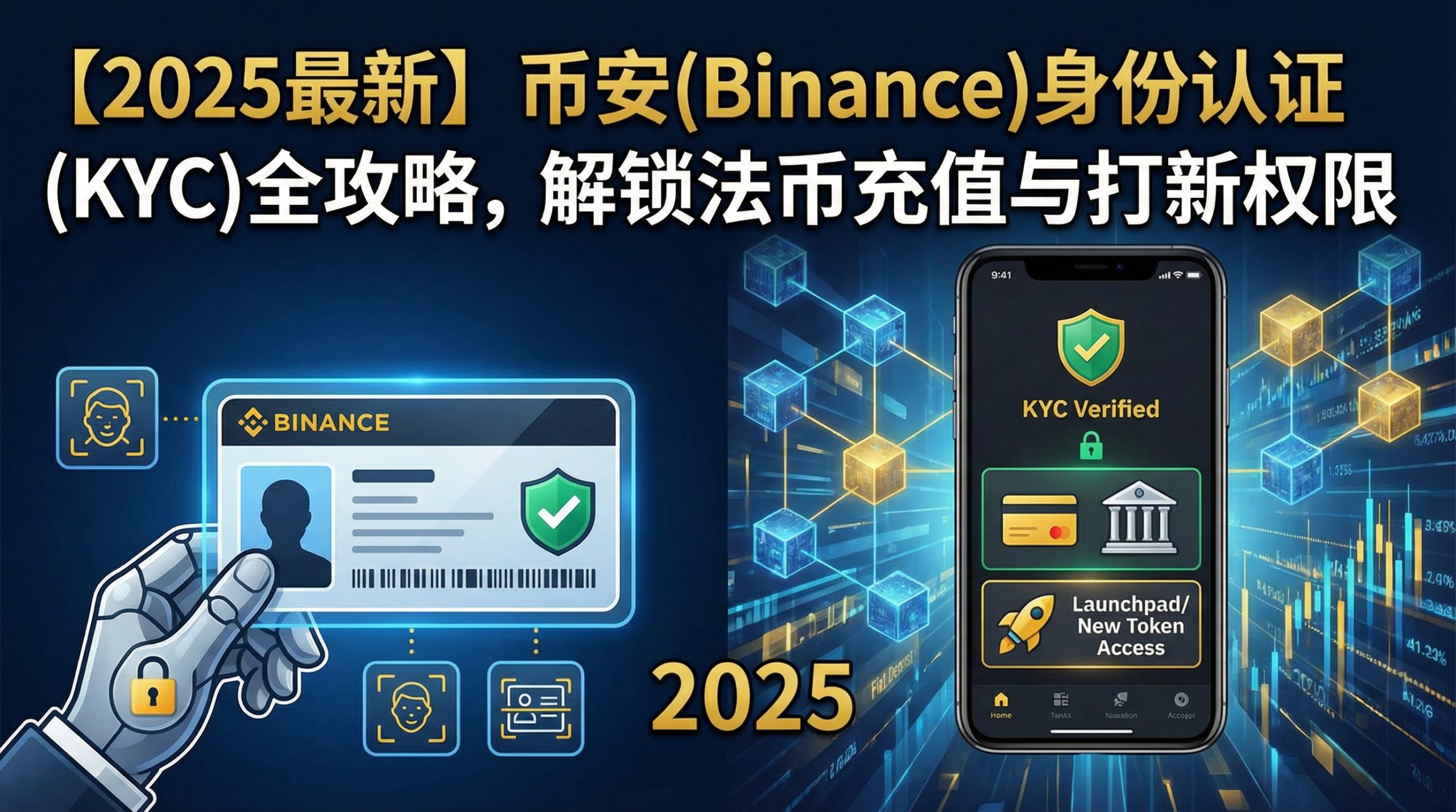 【2025最新】币安(Binance)身份认证(KYC)全攻略，解锁法币充值与打新权限